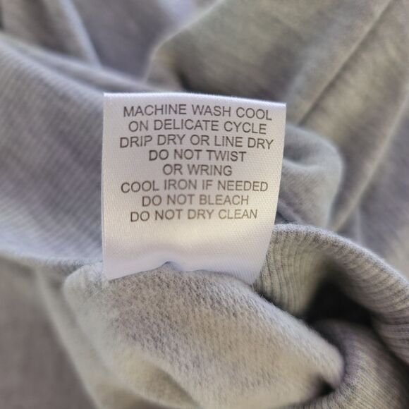 Womans 'SUNSET' Sweatshirt Gray SZ S Embellished Pullover - Picture 9 of 10